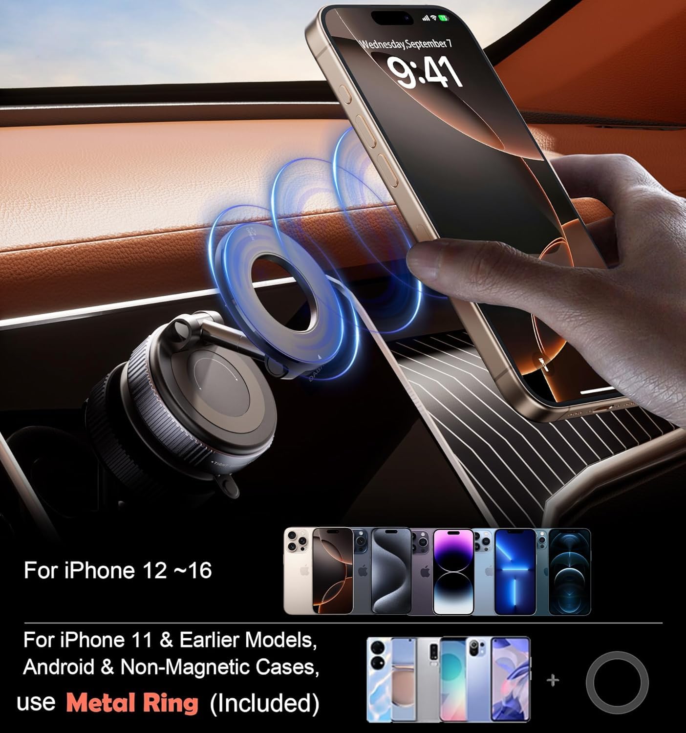Premium Magnetic Car Phone Holder for Everyday Use