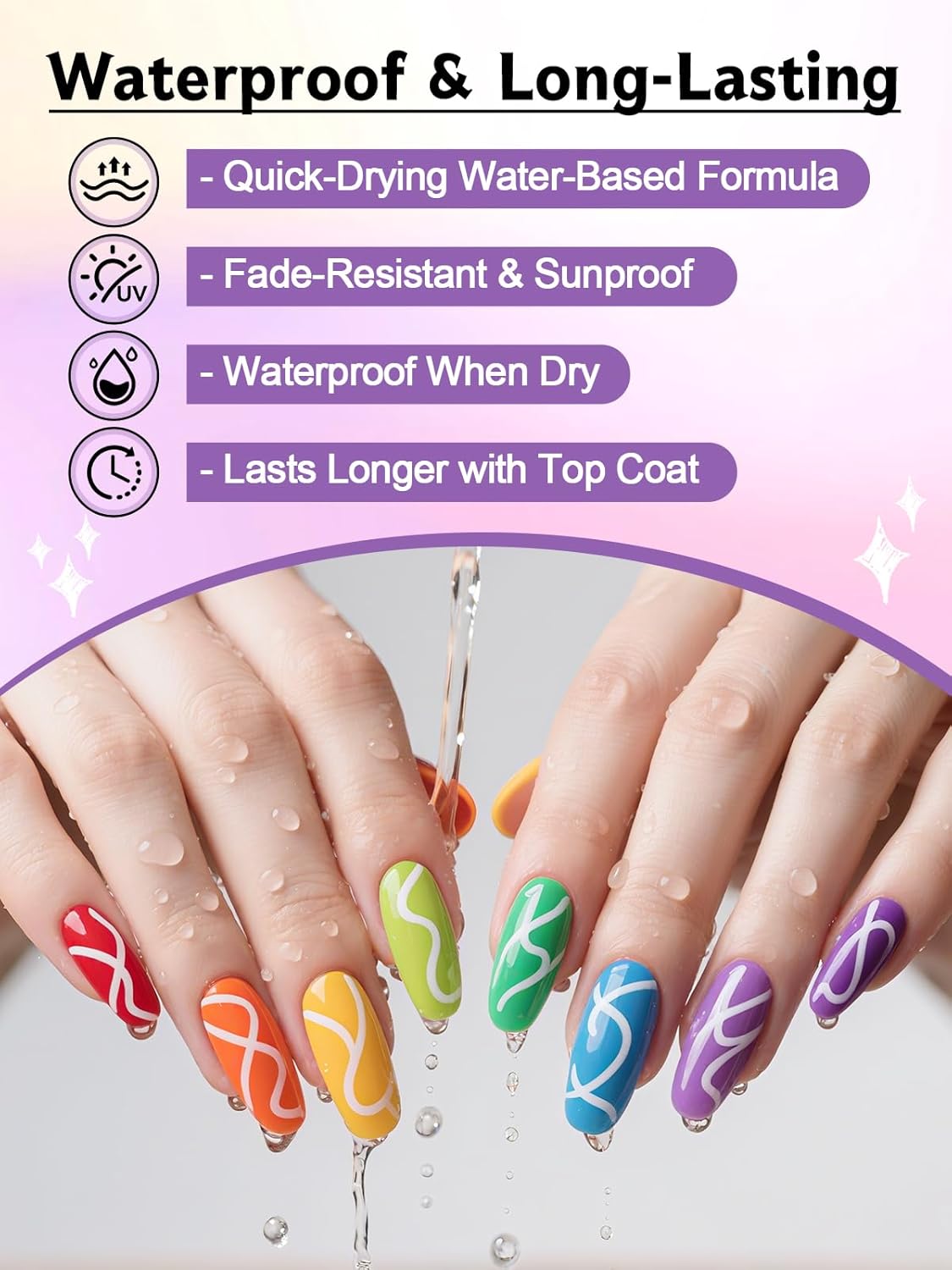 Professional Nail Art Marker Set — 12 Vibrant Colours