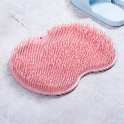Silicone Foot Mat with Wall-Mounted Suction Cups