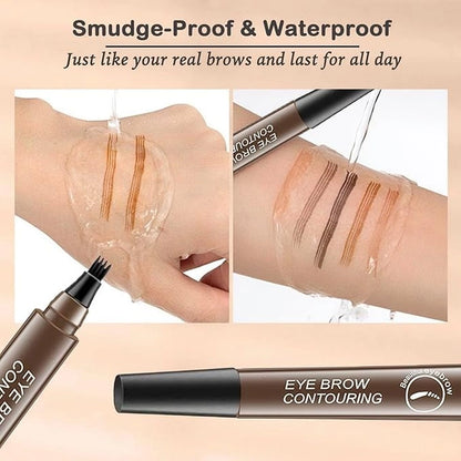 Waterproof 4 Points Long Lasting Eyebrow Pen - BUY 1 GET 1 FREE